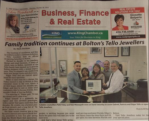 KING WEEKLY FEATURES TELLO JEWELLERS