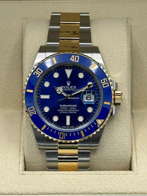 Men's Blue/Gold Rolex Submariner 2023 Ref: 126613LB