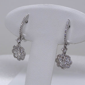 18kt. Diamond Dangle Earrings