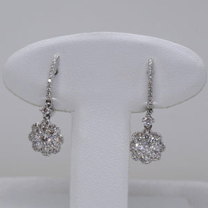 18kt. Diamond Dangle Earrings