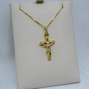 14kt. Yellow Gold Small Crucifix Pendant