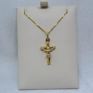 14kt. Yellow Gold Small Crucifix Pendant