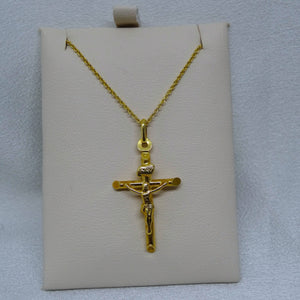 14kt. Yellow Gold Medium Crucifix Pendant
