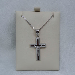 14kt. White Gold Crucifix Pendant