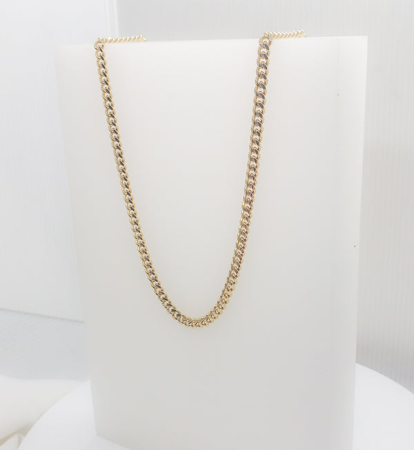 10kt. Cuban Link Style Solid Chain